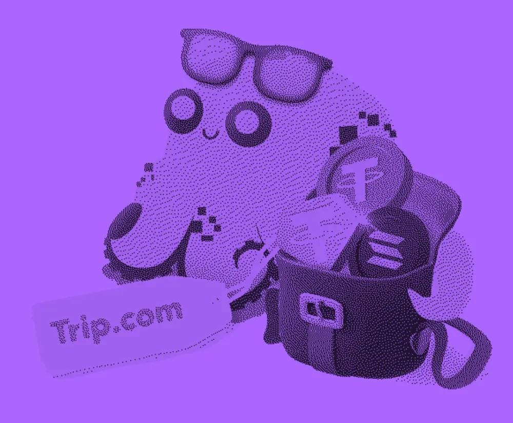 Laguna Network is offering up to 8% crypto cashback on Trip.com for flights & hotels